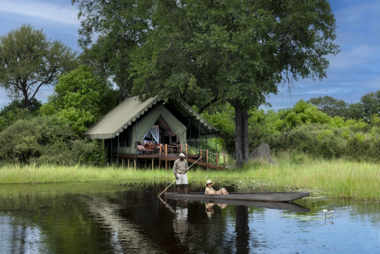 Dukes Camp - Guest Tent with mokoro