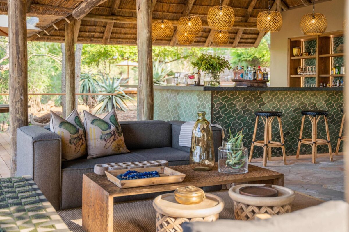 Hauptgebäude der Thornybush Game Lodge im Greater Kruger Reservat